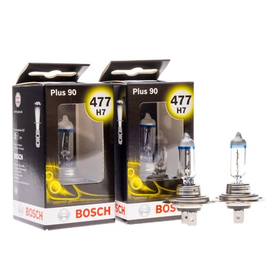 SATZ 2x BOSCH H7 GIGALIGHT PLUS 90 60/55W Halogenscheinwerfer Glühlampe 12V P43t