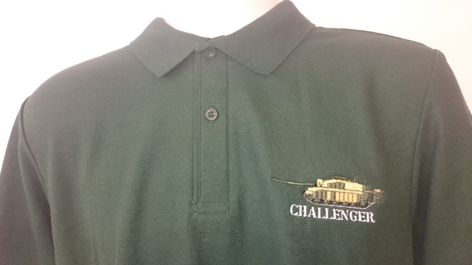 British Army Challenger Tank Polo Shirt Military Style