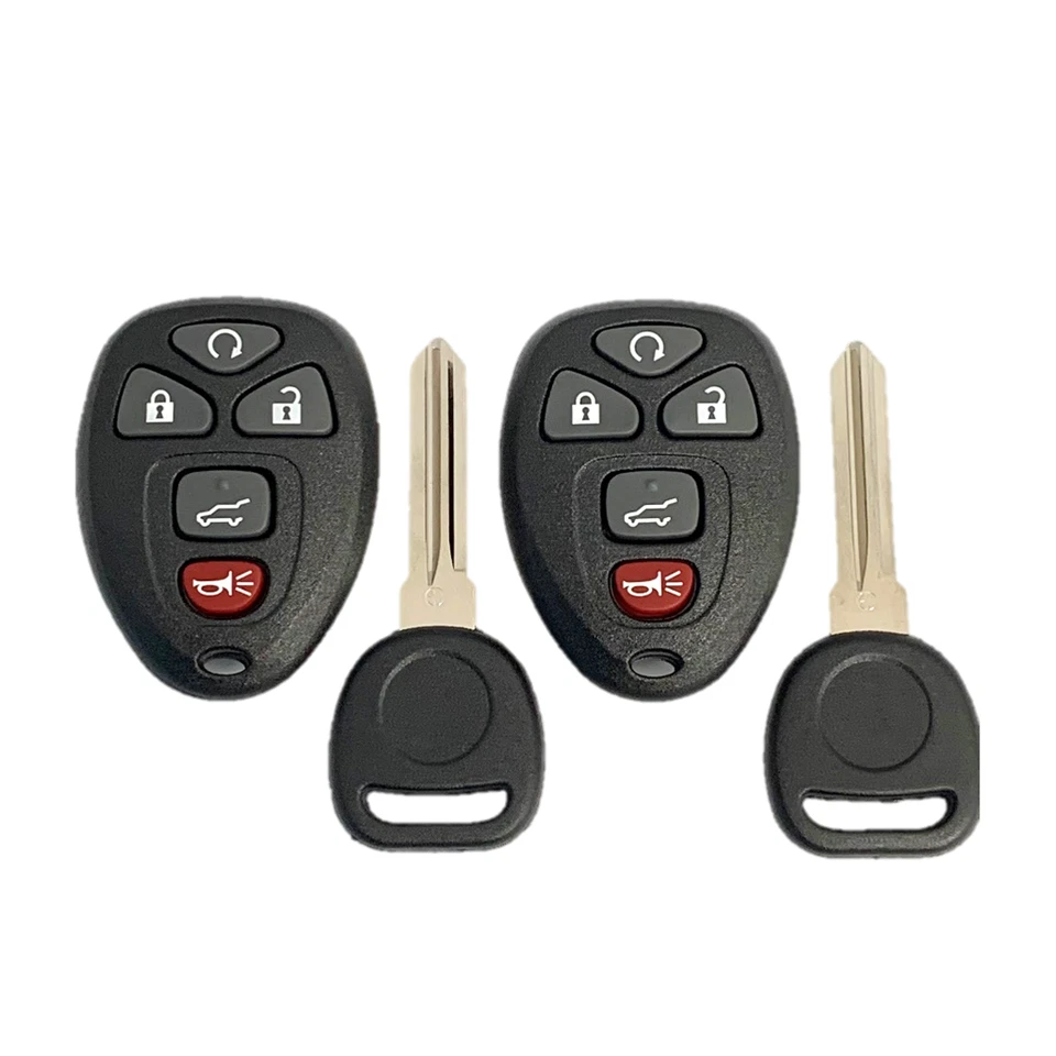 GMC Acadia 2007-2017 OEM controles remotos electrónicos + llaves astilladas SUV 5Tn OUC 15913415 Foto 3 de 4