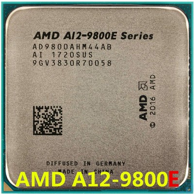 Amd A12 9800e Cpu Quad Core 3 1 Ghz 4m 35w Socket Am4 Processor Free Shipping Ebay