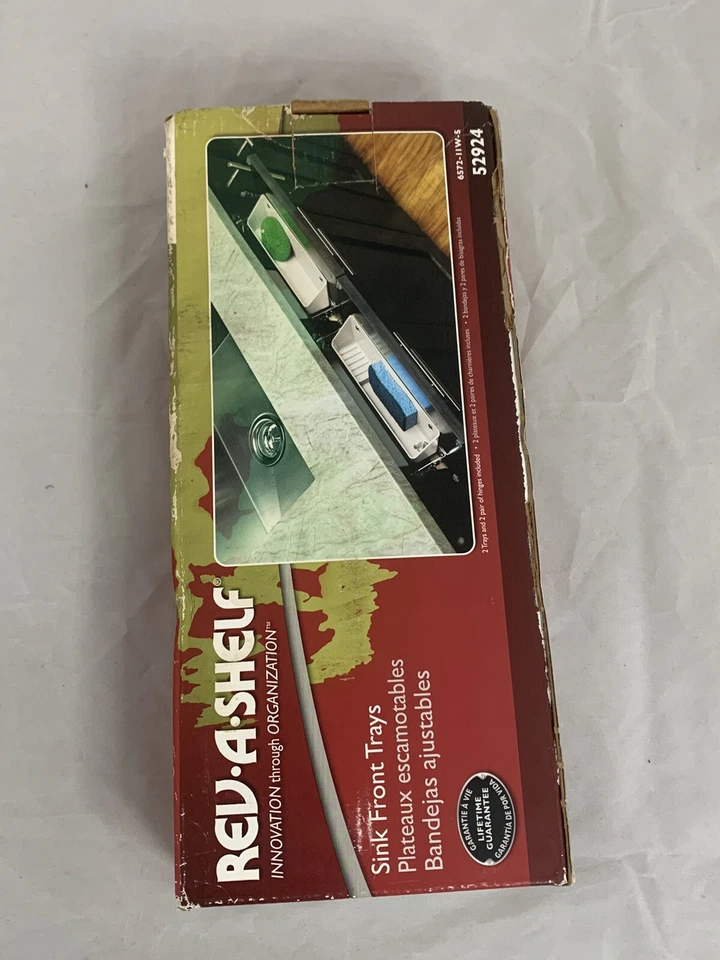 NUEVO EN CAJA Rev A Estante Fregadero Bandejas Frontales 52924 6572-IIW-5 Fregadero de Cocina Organización Foto 3 de 4
