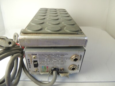 Vintage Mu-Tron C-200 Wah & Volume Effects Pedal Original