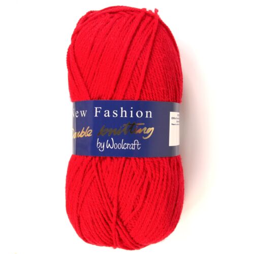 Woolcraft NEW FASHION DK Knitting Yarn / Wool - 100g Double Knit Ball -78 Shades - Picture 47 of 69