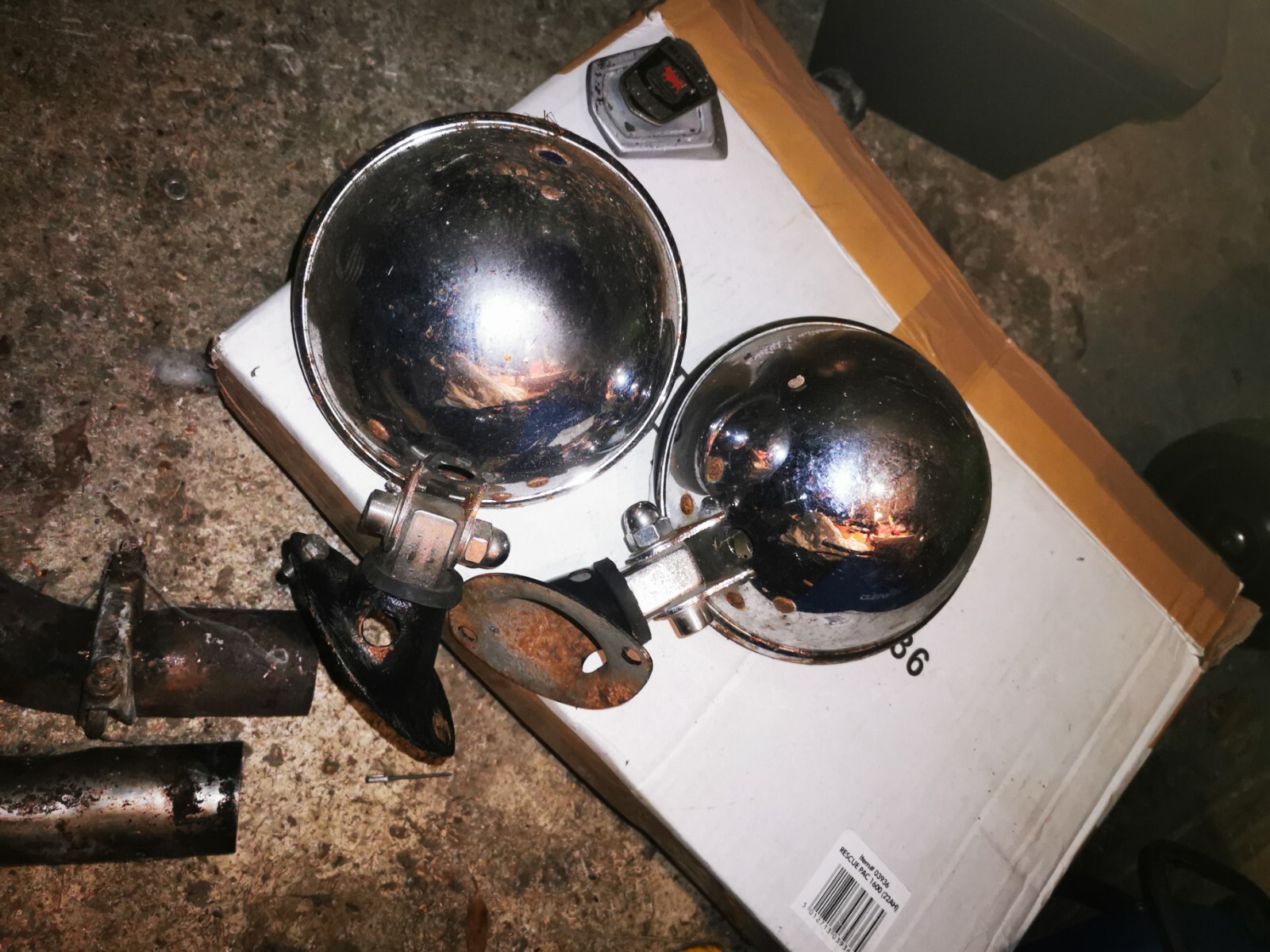 Vintage car headlights REDUCED | eBay