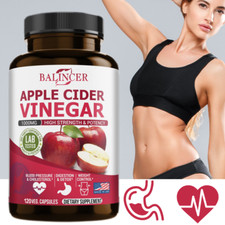 Cápsulas de VINAGRE DE SIDRA DE MANZANA promueven el metabolismo de las grasas perder peso aumentar la saciedad