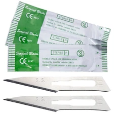#10-#23 Stainless Steel Sterile Surgical Blades Individually Wrapped Multi Sizes