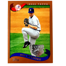 Mike Mussina 2002 Topps Opening Day Card #40 MLB New York Yankees
