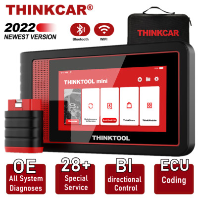 Bi-Directional Scan Tool OBD2 Scanner Car All System Diagnostic E-CU Coding TPMS