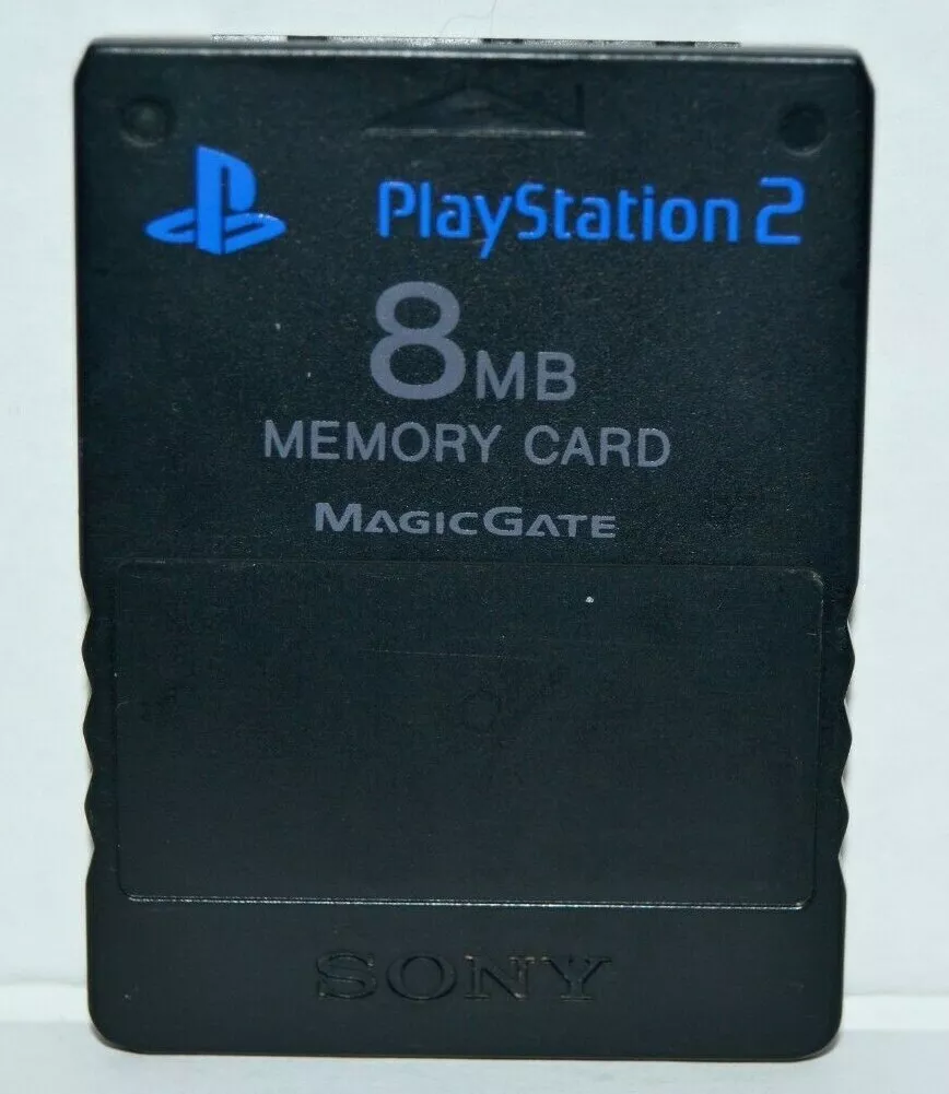 PS2 Memory Card 8MB Real Madrid Orange (New & Sealed) Playstation