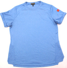 McDonalds Apparel Employee Uniform Work blue T-Shirt, Women's Medium-Reg.