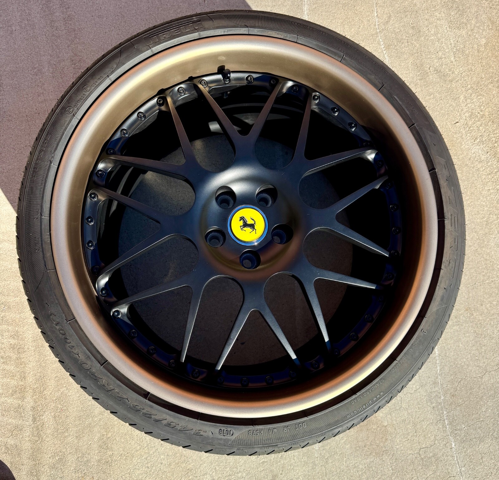 HRE 590R Factory refinished Ferrari F430 Wheels and Tires 19/20" !!