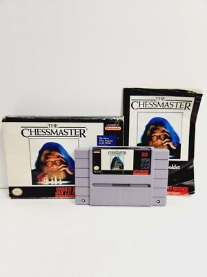 Chessmaster (Super Nintendo Entertainment System, 1991) CIB