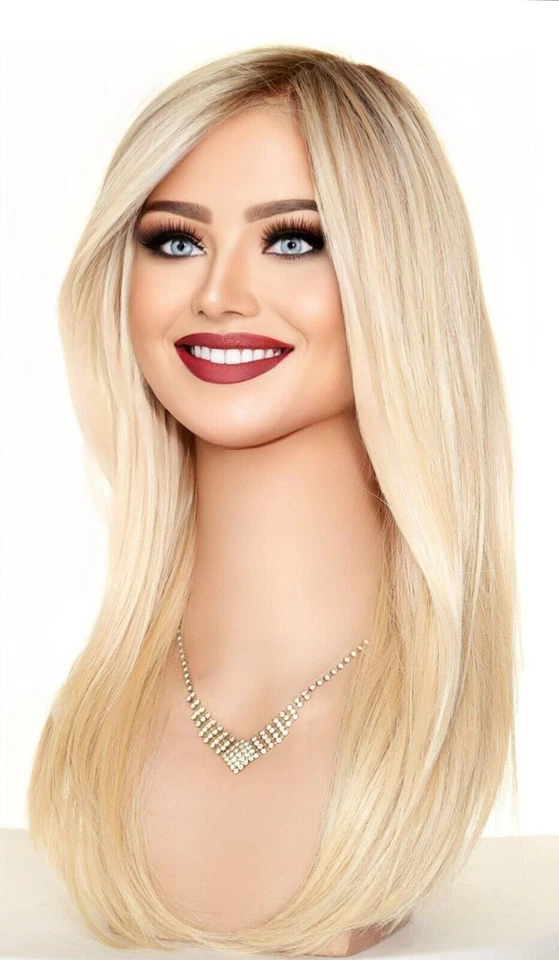 Sensacional | Pelucas Tressallure | Frontal de encaje mono | A prueba de calor | Rubio 24/102R12 Foto 3 de 4