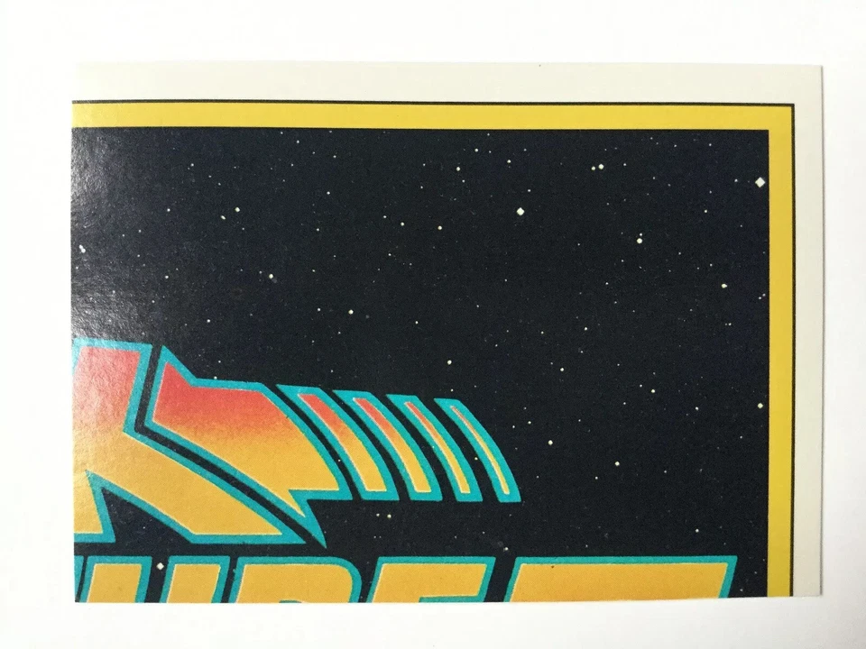 Topps Back To The Future Part II 2 Sticker 4 Marty McFly Doc Brown Delorean - Image 2 of 2