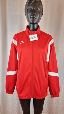 Erima Herren Trainingsjacke Größe M Neu Rot/Weiß.  Art 24/921 Neu mit Etikett 