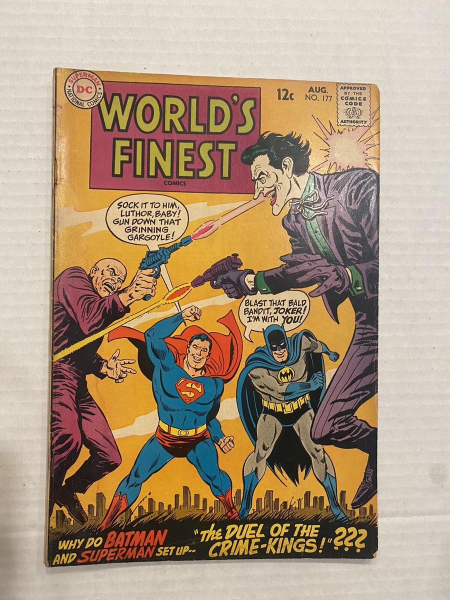 World's Finest 177 Joker Lex & Luthor Team up Superman