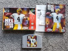 NFL Quarterback Club 99 Nintendo 64, 1998 Complete in box