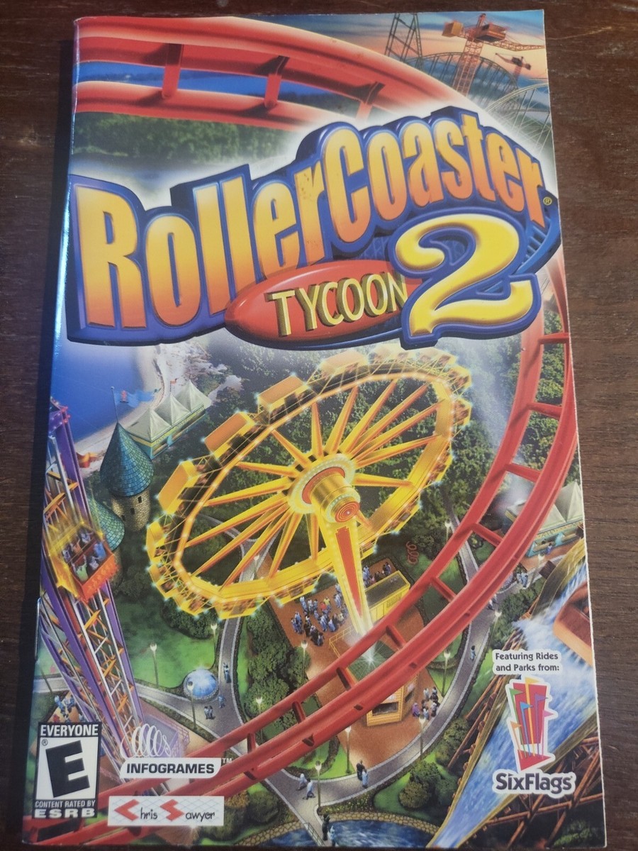 Roller Coaster Tycoon 2 Game Manual/Booklet ONLY | eBay