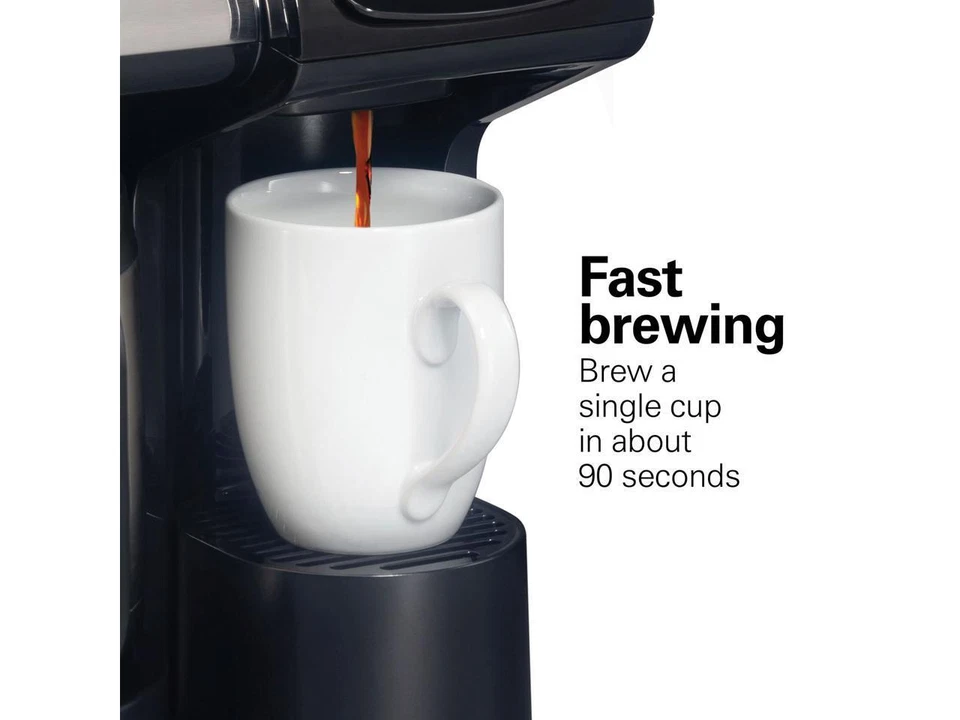 Hamilton Beach 49920 Black FlexBrew TRIO Coffee Maker with 12 Cup Thermal Carafe - Image 3 of 4