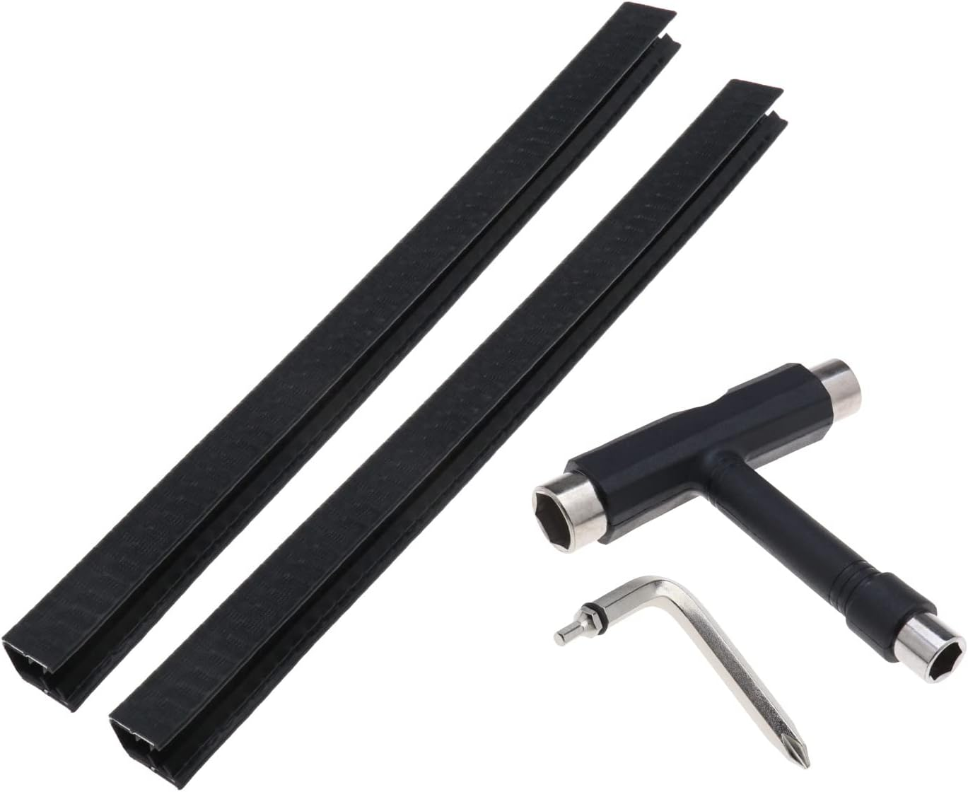 4PCS Skateboard Deck Nose and Tail Guard Longboard Deck Edge Protector Deck Bump-image