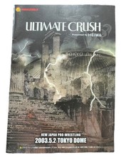 2003 NJPW ULTIMATE CRUSH Program Kenta Kobashi Josh Barnett Ken Shamrock WWE UFC