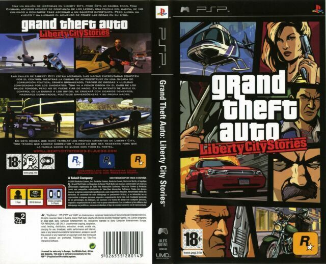 GTA Liberty City Stories Platinum PSP (SP) (PO9115) 5026555281010