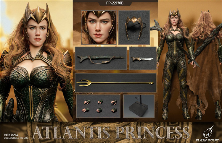 アメコミ Flash point Studio 1/6 Atlantis Princess Flashpoint Studio Aquaman Mera Atlantis Princess 1/6th