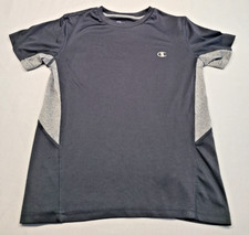 Champion performance tee shirt boys L 8/10 black