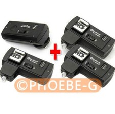 DSLRKIT RF-16NE 2.4Ghz Wireless Flash Trigger for CAN with 3 Receivers