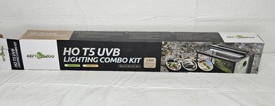 REPTI ZOO T5 HO UVB Lighting Combo Kit, Terrarium Hood Comes w/Tropical 5.0 T5