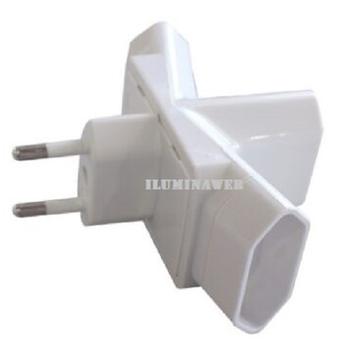 Adaptador Triple Vertical 2 Polos Base Multiple 3 toma fina enchufe | eBay