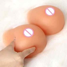 300-1200g Artificial Fake Breast For Cosplay Costumes Self Adhesive Transgender