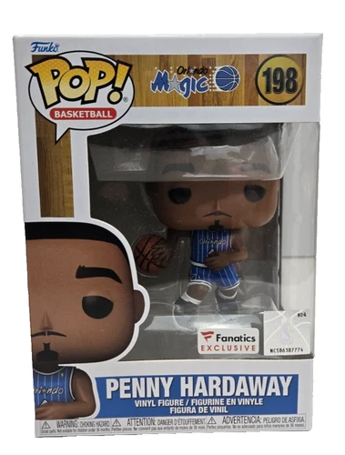 Funko POP! Penny Hardaway 198 Fanatics Exclusive NBA Basketball Orlando Magic