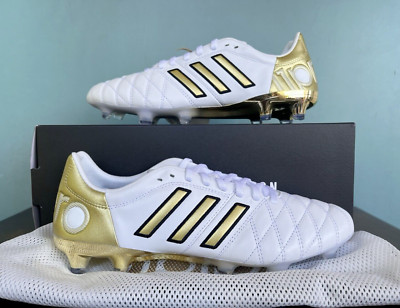 Adidas 11PRO FG TK Toni Kroos White/Gold Soccer Cleats Men's Size 10.5 JH6410