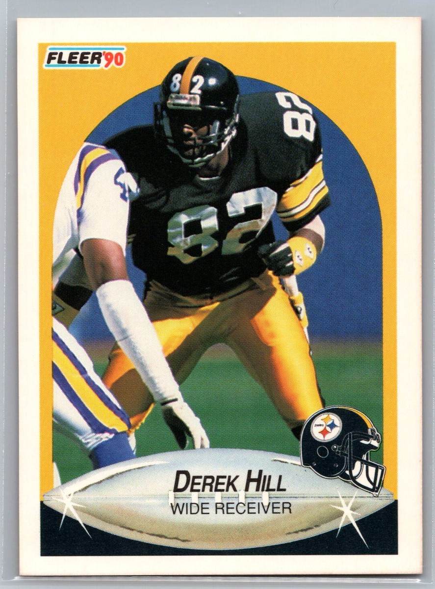 Derek Hill 1990 Fleer FOOTBALL #142 Pittsburgh Steelers RC | eBay