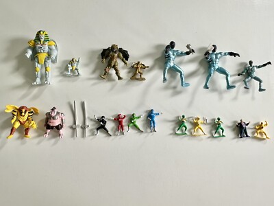 Vintage Power Rangers Bandai Lot Action Figures, Villains 1990s MMPR