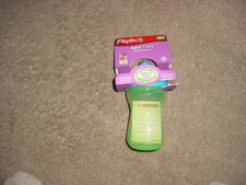 SPRILL PROOF SPPOUT GREEN PLAYTEX TWIST N CLICK 9 M SIPPY CUP NEW