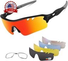 Gafas de ciclismo polarizadas, 5 lentes intercambiables,