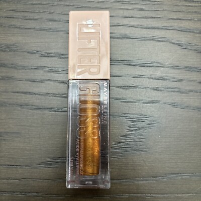 Maybelline Lifter Gloss, Hydrating Lip Gloss + Hyaluronic Acid 018 Bronze 0.18Oz