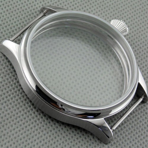 Corgeut 44mm stainless Steel Case For Seagull ST36 6497/6498 mechanical watch - Picture 7 of 10