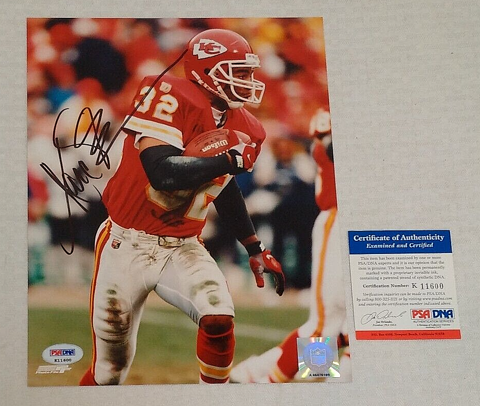 MARCUS ALLEN Autographed Signed 8x10 Photo Chiefs NFL Football PSA COA HOF USC 