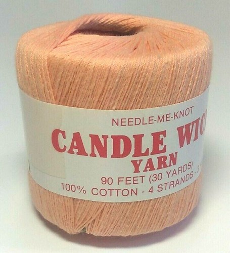 Candle Wick Yarn, 4 Strands 3Ply 1 Qs & 3' Needle-Me-Not Brand 4 Colors NEW - Picture 6 of 9