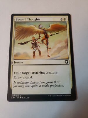 MTG Second Thoughts Eternal Masters 027/249 Regular Common | eBay