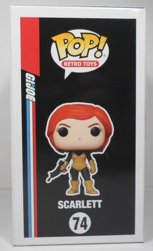 FUNKO POP 2021 RETRO TOYS GI JOE # 74 SCARLETT V1 10cm VINYL FIGURE - Picture 5 of 12