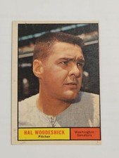 1961 Topps Baseball #397 Hal Woodeshick Vintage Washington Senators Trading Card
