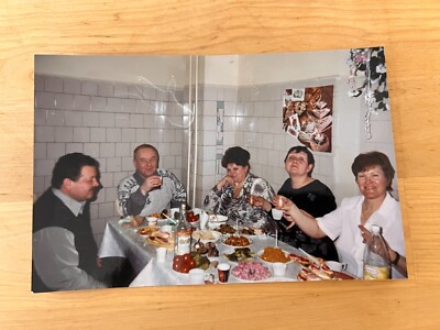 1990s Feast Man Alcohol Drunk people Woman Vintage photo