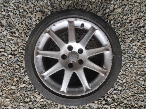 AUDI A3 WHEEL ALLOY FACTORY, 17X7.5IN, 8P, 9 SPOKE, HATCH, 06/04-07/08 04 05 06