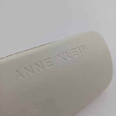 Anne Klein Eyeglasses Case Hard Shell White Sunglasses  display picture 1