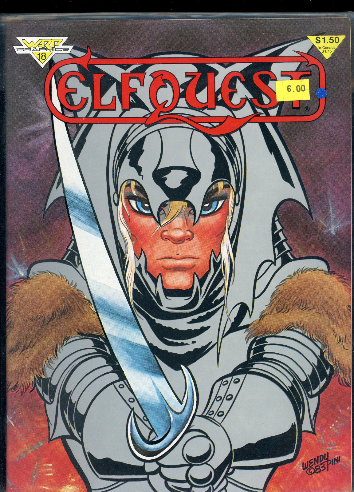 ELFQUEST Comic. 1978 series, #18. Feb 1984. VF(8)