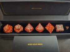 Dispel Dice - Prologue Edition Set - Rose Gold Inked